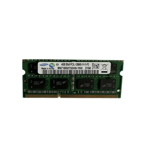 رم لپ تاپ  ddr3L تك كاناله 1600 مگاهرتز cl11 سامسونگ مدل pc3L-12800 ظرفيت 4 گيگابايت