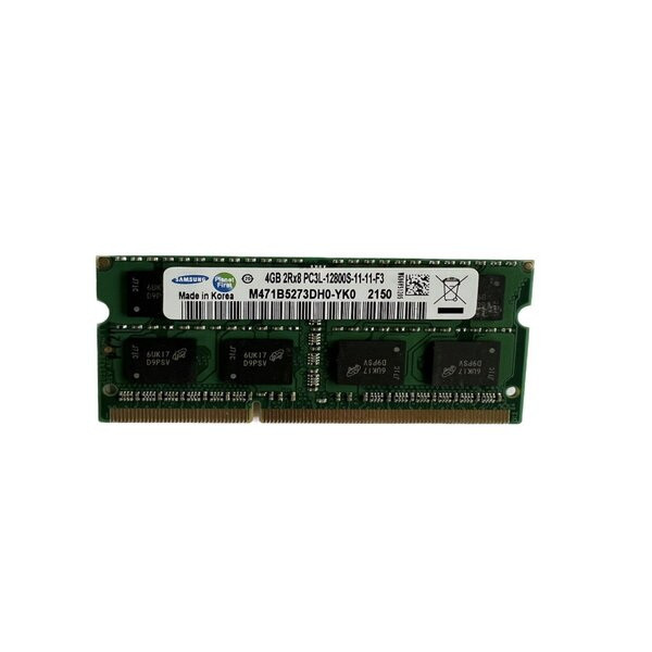 رم لپ تاپ ddr3L تك كاناله 1600 مگاهرتز cl11 سامسونگ مدل pc3L-12800 ظرفيت 4 گيگابايت