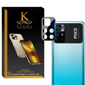 محافظ لنز دوربین کارما مدل 3D-KA مناسب برای گوشی موبایل شیائومی Poco M4 Pro 5G 