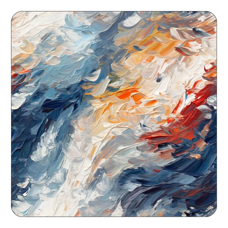 مگنت کاکتی طرح نقاشی رنگ روغن مدل mp72181