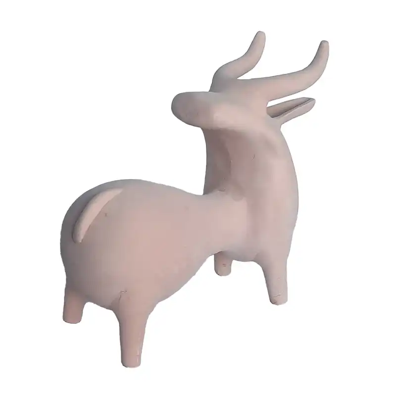 مجسمه سفالی مدل گاو املش