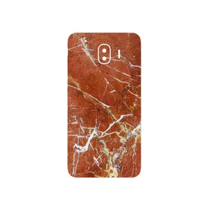 MAHOOT Red Marble Cover Sticker for Samsung Galaxy J4