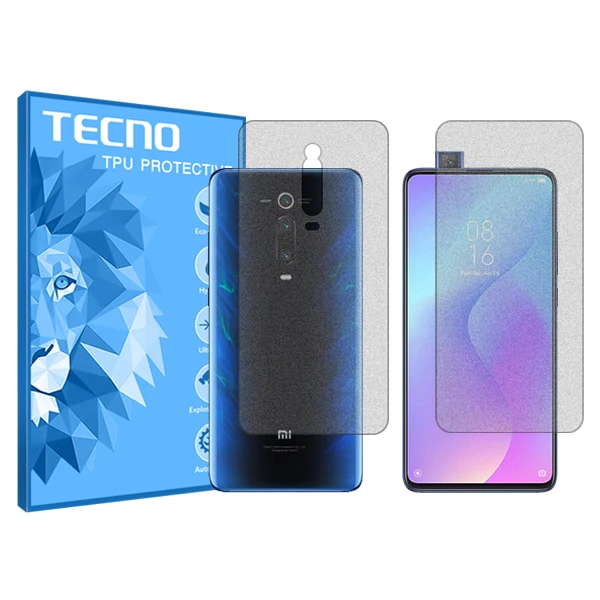 محافظ صفحه نمایش مات تکنو مدل HyMTT مناسب برای گوشی موبایل شیائومی Mi 9T به همراه محافظ پشت گوشی