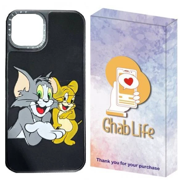 کاور قاب لایف طرح تام و جری مناسب برای گوشی موبایل اپل iPhone 11 