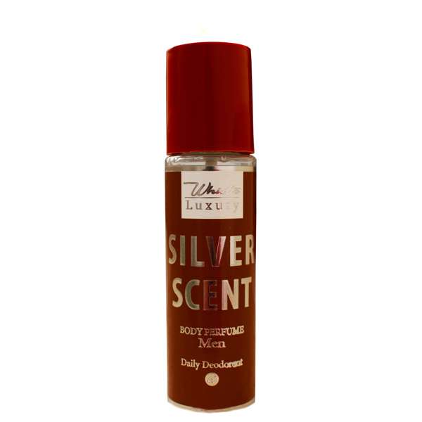 بادی پرفیوم مردانه ویسل مدل silver scent حجم 120 میلی لیتر