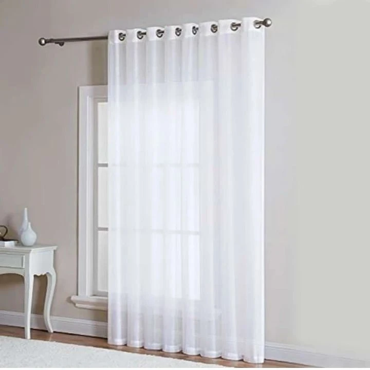 پرده پانچ مدل حریر ساده سایز 280 × 300 سانتی‌متر