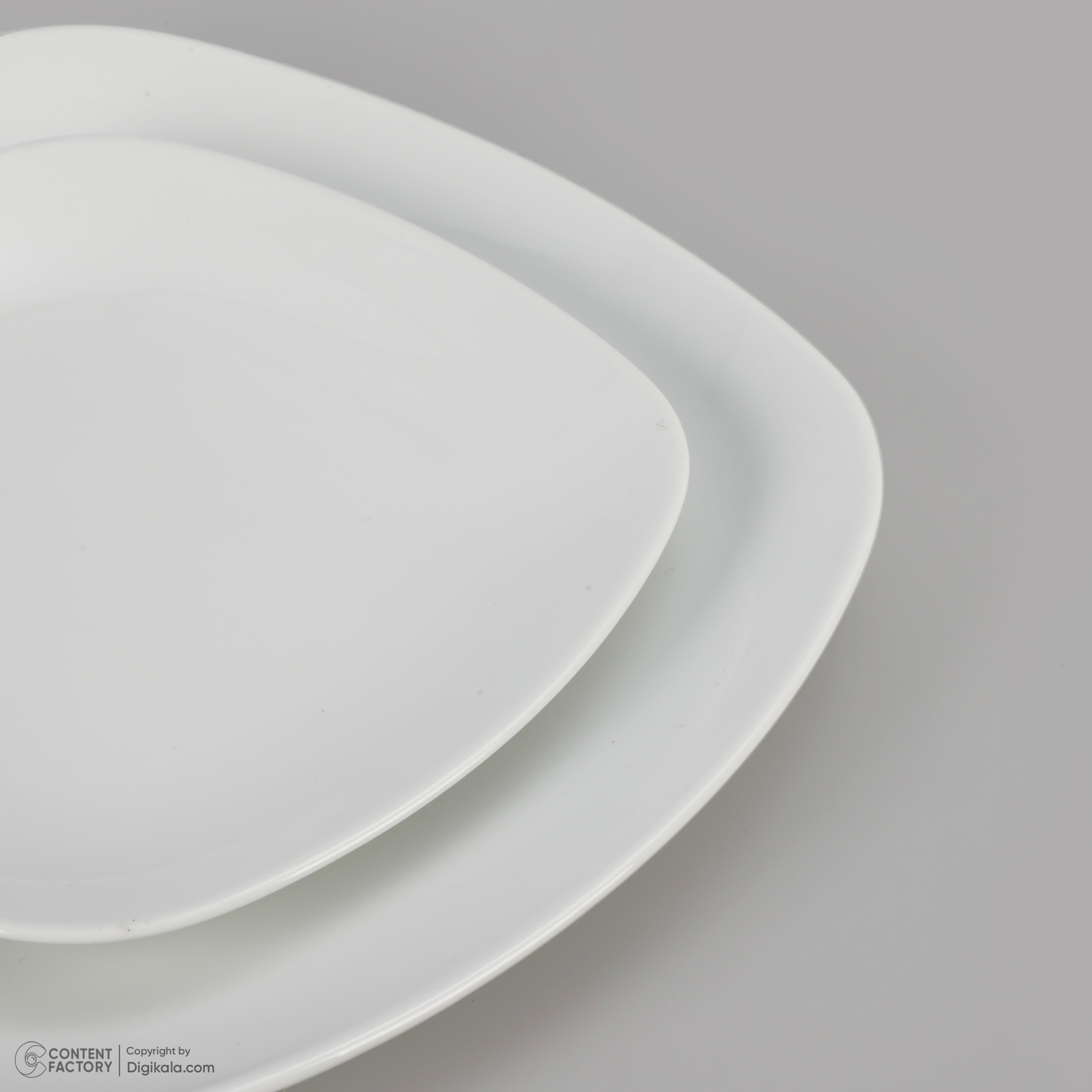 سرویس 27 پارچه چینی زرین ایران سری کواترو مدل White درجه عالی