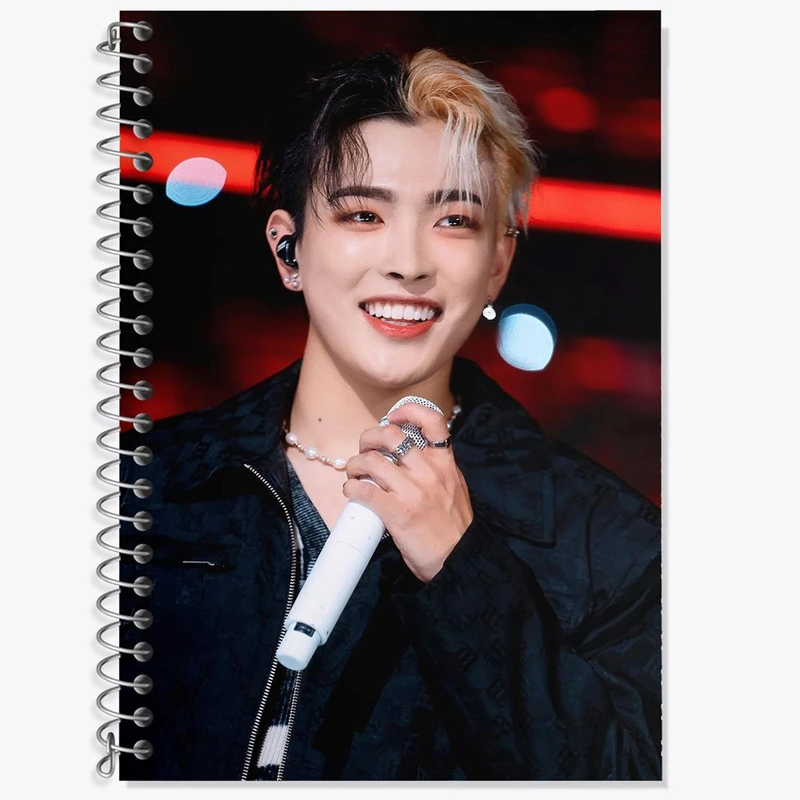 دفتر لغت 50 برگ خندالو مدل هونگ جونگ گروه ایتیز ATEEZ کد 21242