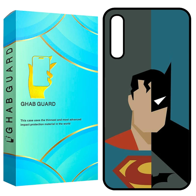 کاور قاب گارد طرح بتمن و سوپر من مدل GCHPA50 مناسب برای گوشی موبایل سامسونگ Galaxy A50 / A50s / A30s  