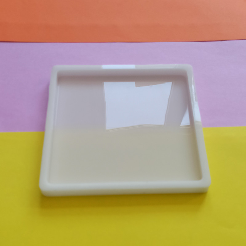 قالب رزین مدل زیر لیوانی طرح مربع کد SQ1