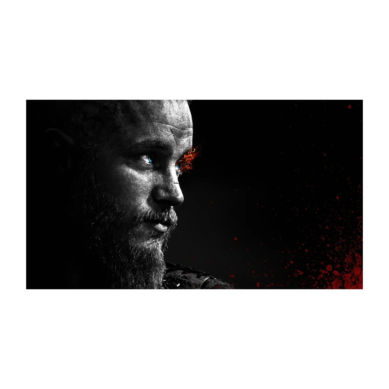 استیکر لپ تاپ و موبایل مدل سریال طرح وایکینگ ها راگنار لودبروک کد 939