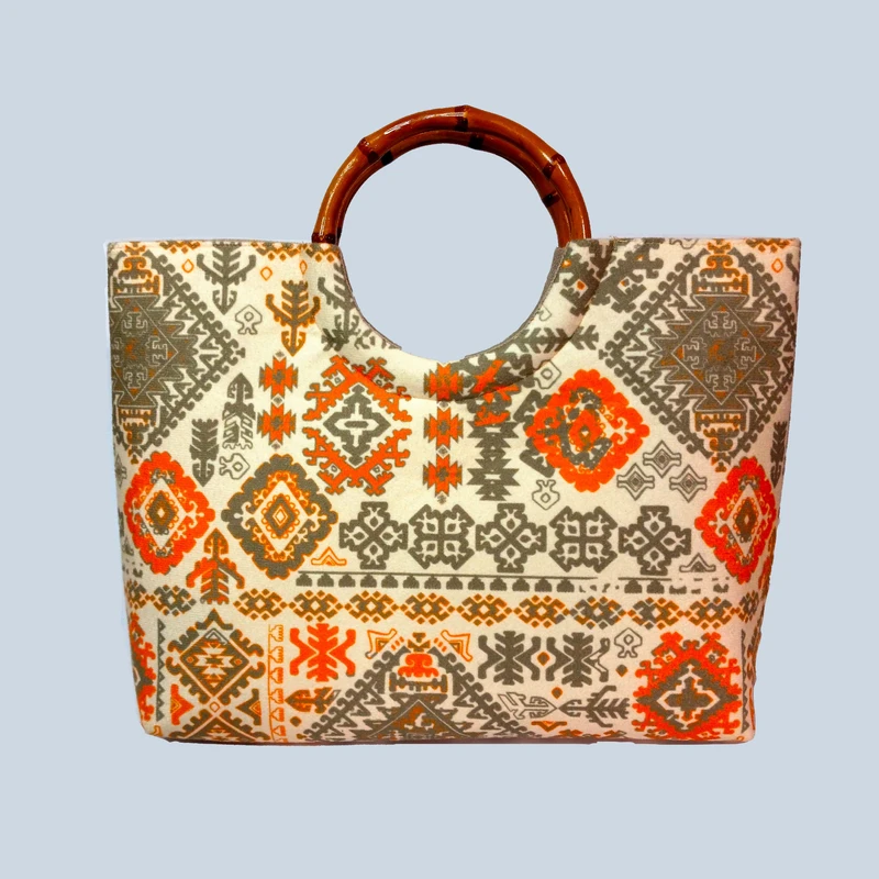 کیف دستی زنانه مدل بامبو کد Boho Nomad کیف دستی زنانه مدل بامبو کد Boho Nomad