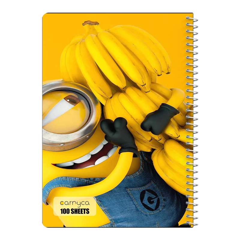 دفتر مشق 100 برگ سیمی کارنیکا طرح من نفرت انگیز Despicable Me کد 88446