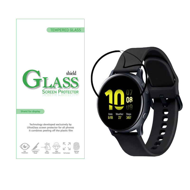 تصویر محافظ صفحه نمایش شیلد گلس مدل PMMA مناسب برای ساعت هوشمند سامسونگ Galaxy Watch Active2 Aluminum 44mm