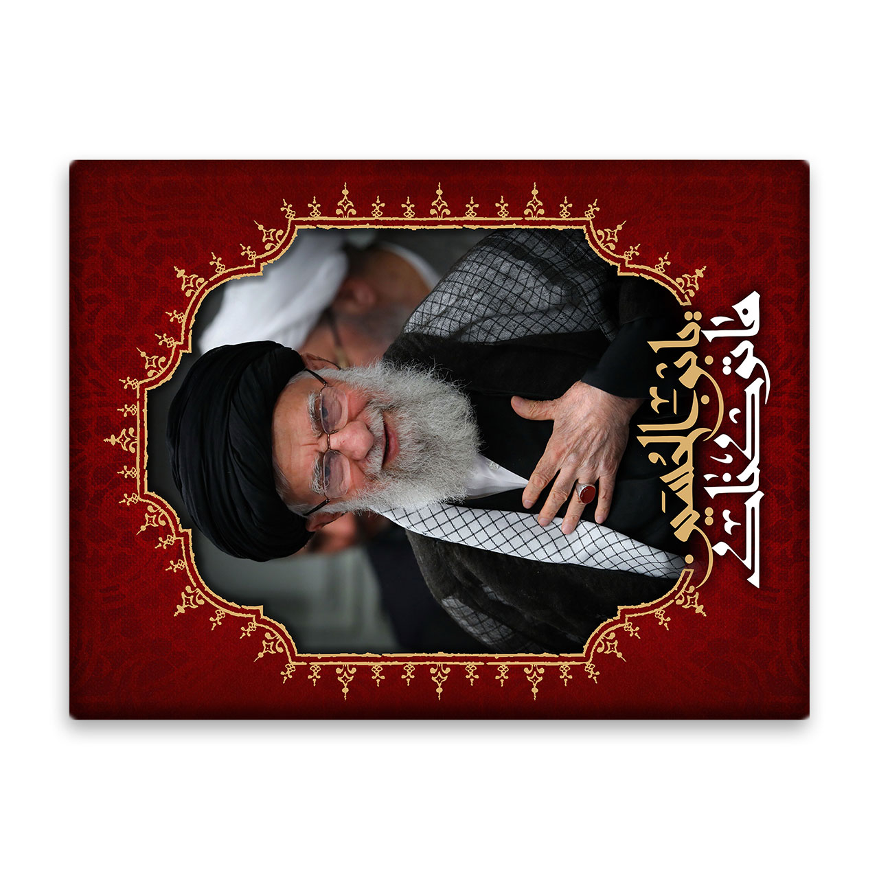 کاشی اطلس آبی طرح امام خامنه ای  مدل T5279