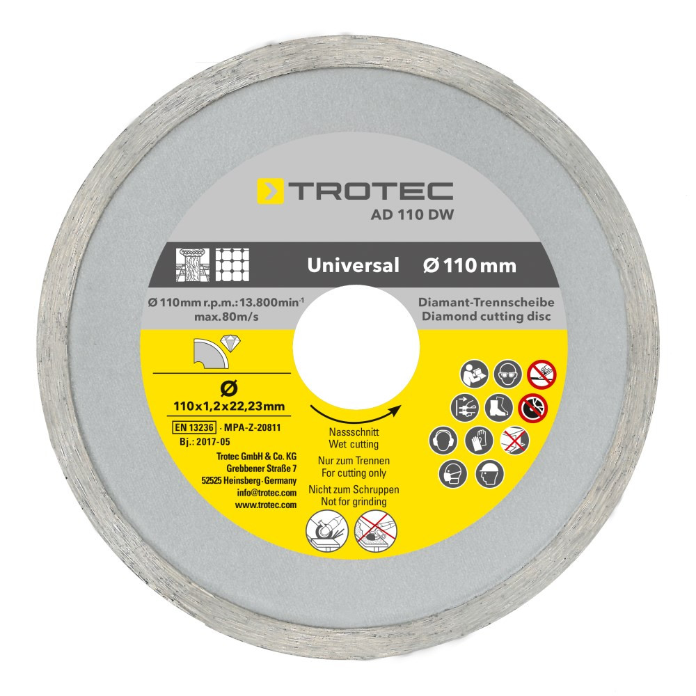مجموعه 4 عددی صفحه برش الماس تروتک مدل 110/115 مجموعه 4 عددی صفحه برش الماس تروتک مدل 110/115