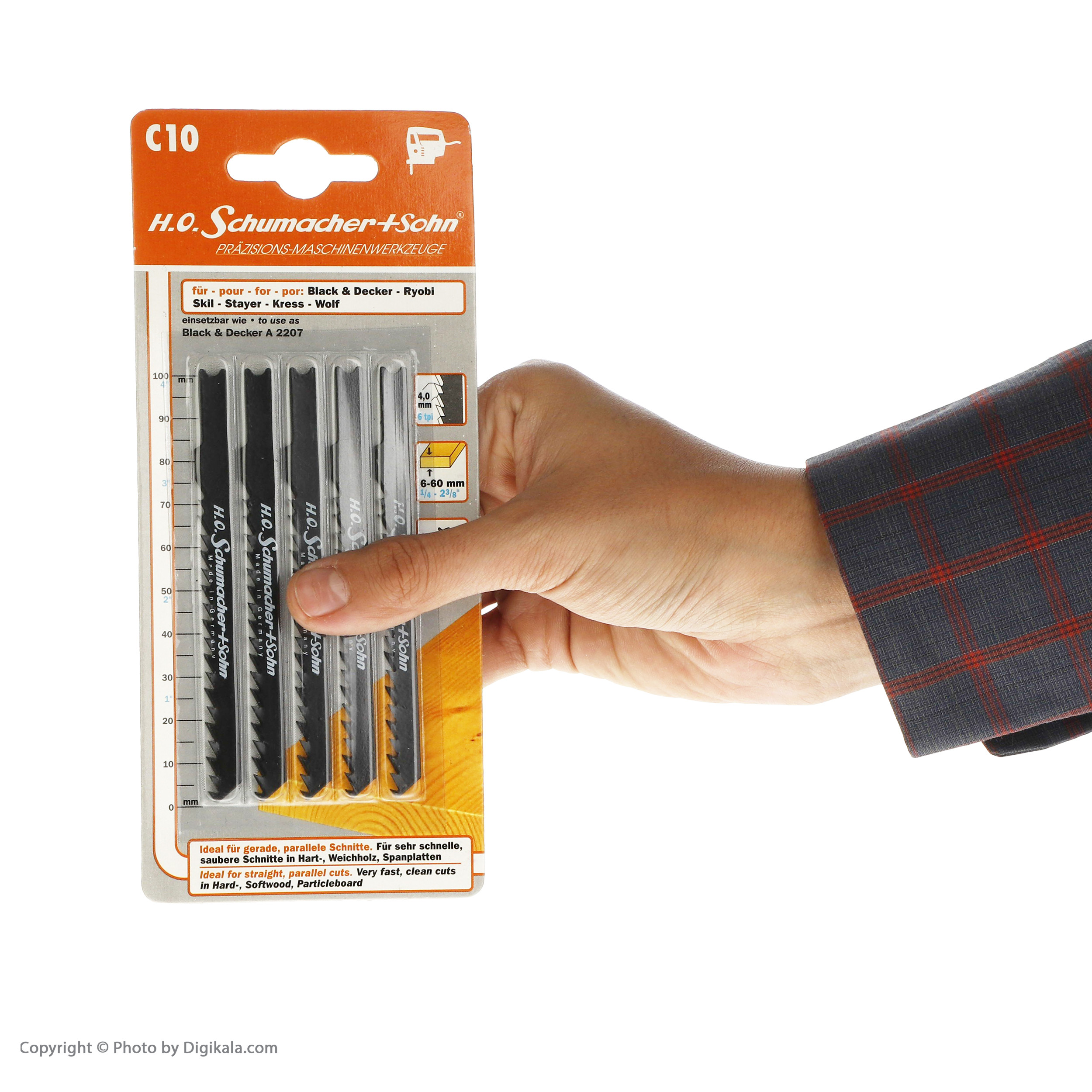 تیغه اره عمودبر اچ او شوماخر + سون مدل C10 بسته 5 عددی تیغه اره عمودبر اچ او شوماخر + سون مدل C10 بسته 5 عددی