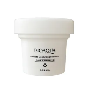 ژل اسکراب بدن بی آکوا مدل آوواکادو مناسب برای انواع پوست حجم 100 میلی لیتر