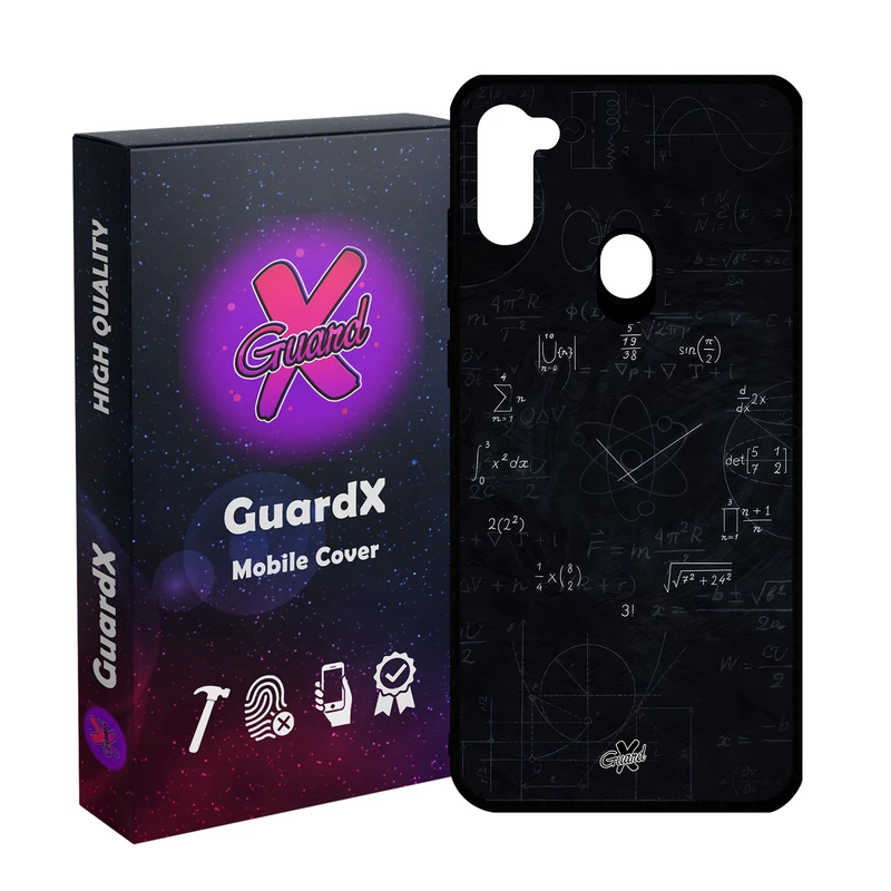 کاور گارد ایکس طرح ریاضی مدل Glass10631 مناسب برای گوشی موبایل سامسونگ Galaxy A11/M11