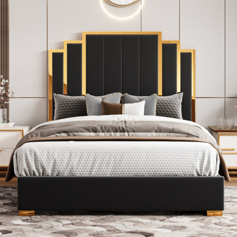 تخت خواب کد M.P 5624 دو نفره سایز 180×200 سانتی متر