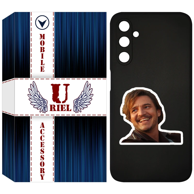 کاور یوریل مدل KSH کد 83 طرح لبخند مناسب برای گوشی موبایل سامسونگ Galaxy A24