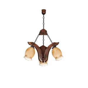 لوستر 3 شعله مدل پوپک