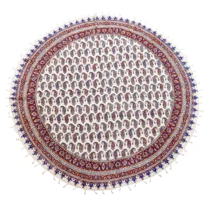 رومیزی قلمکار زابلیان مدل ممتاز طرح اوپاتوریوم کد Sq150