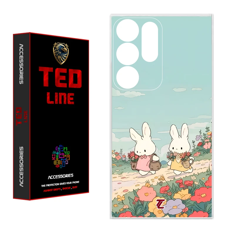 کاور تدلاین طرح خرگوش کد 1178 مناسب برای گوشی موبایل سامسونگ Galaxy S25 Ultra