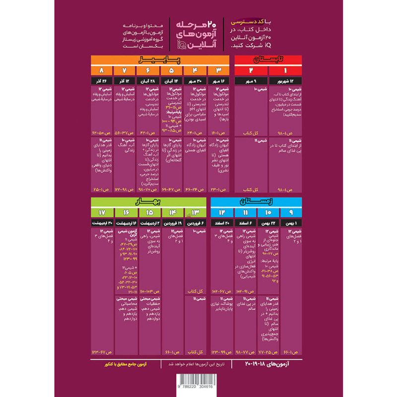 کتاب IQ شیمی جامع کنکور اثر پویا الفتی و امیرحسین کریمی انتشارات بین المللی گاج جلد 1