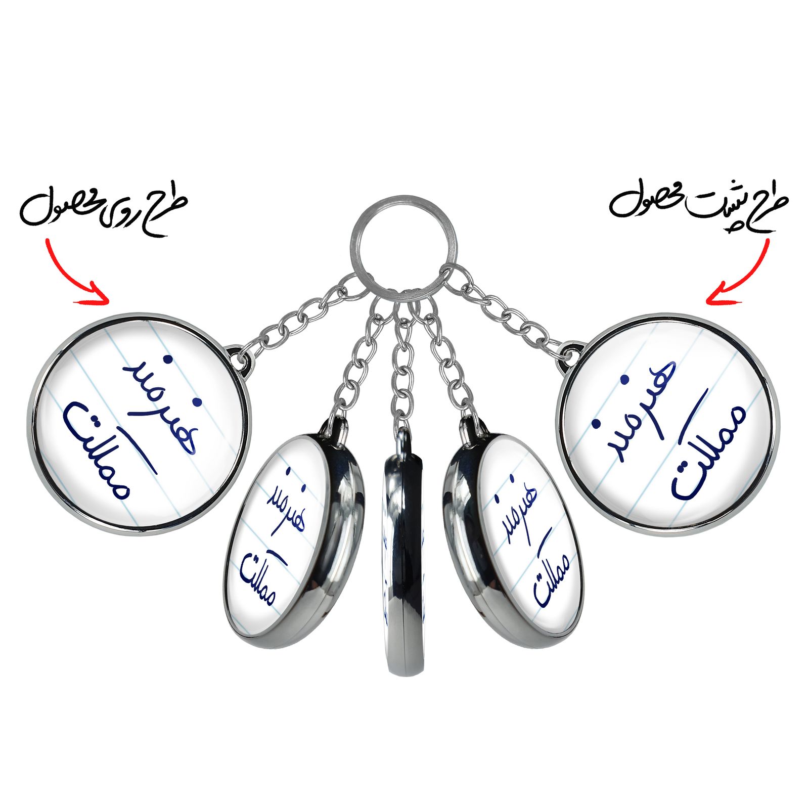 جاکلیدی خندالو طرح هنرمند مملکت مدل دوطرفه کد 57725772 - - 2