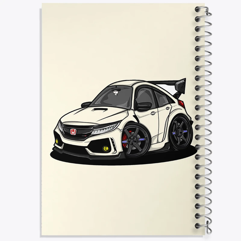 دفتر مشق 50 برگ خندالو طرح ماشین اسپرت کد N1721