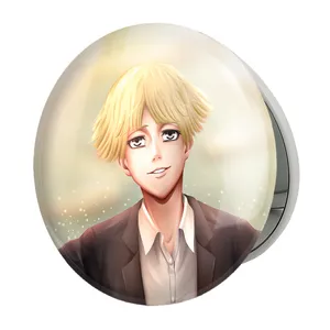 آینه جیبی خندالو طرح یلنا انیمه اتک آن تایتان Attack on Titan مدل تاشو کد 11017 