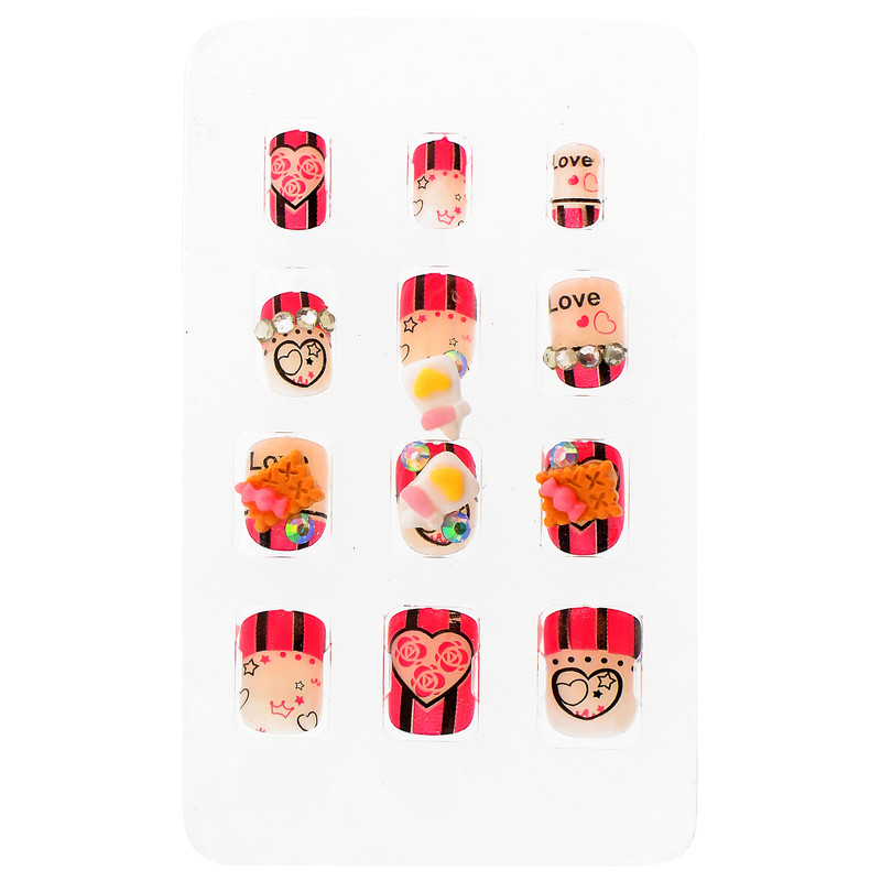 ناخن مصنوعی بچگانه کریستین بیوتی کد NM22 بسته 12 عددی