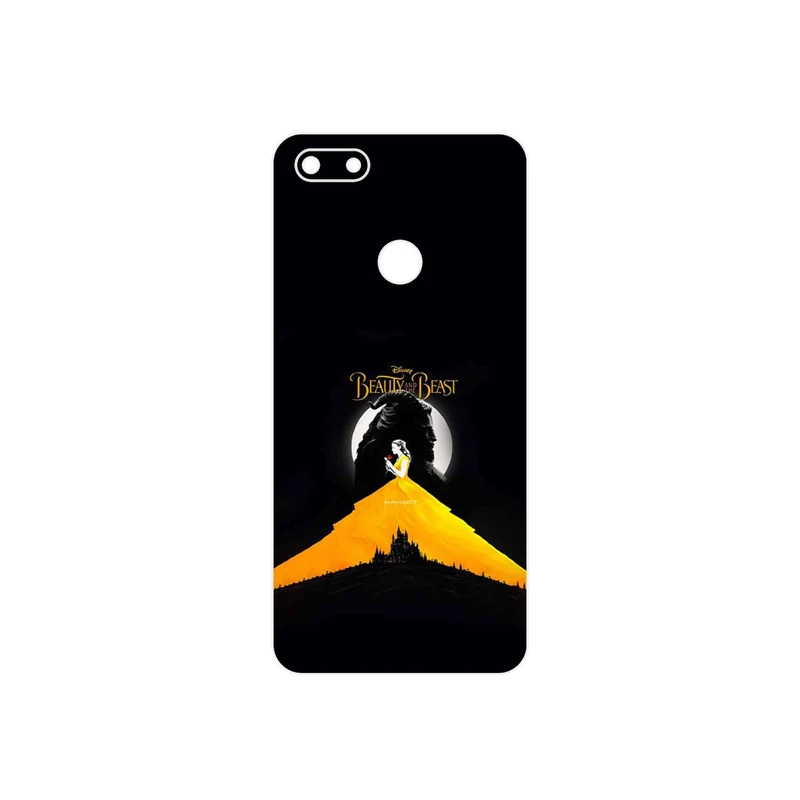 برچسب پوششی ماهوت مدل Beauty and the Beast مناسب برای گوشی موبایل موتورولا Moto E6 Play