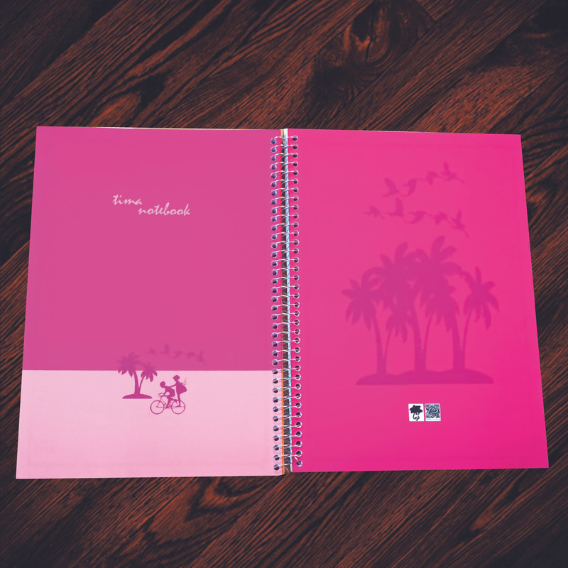 دفتر مشق 50 برگ تیما مدل پارسا مجموعه 9 عددی