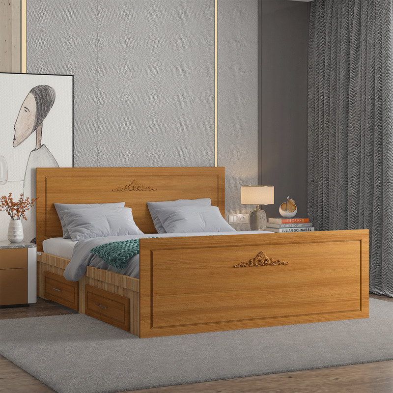 تخت خواب دونفره اعیان مدل FH402 سایز 160x200 سانتی متر