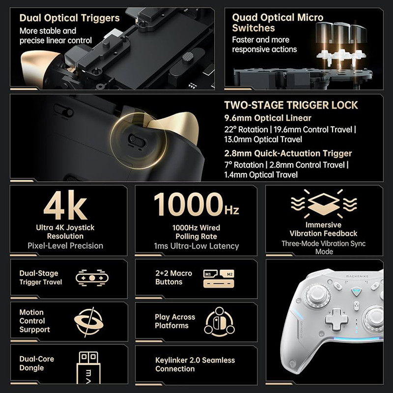 دسته بازی ماچنیک مدل G5 Pro v2 Premium Edition