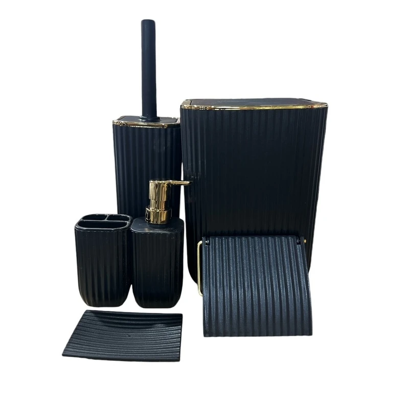 ست سرویس بهداشتی 6 پارچه همارا مدل سکویر