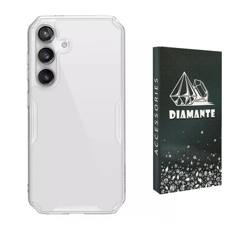 کاور دیامانته مدل Nahid Navy مناسب برای گوشی موبایل سامسونگ Galaxy S24 Plus