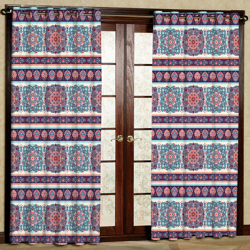  پرده مدل هازان پانچی کد 125 D سایز 140x200 سانتی متر