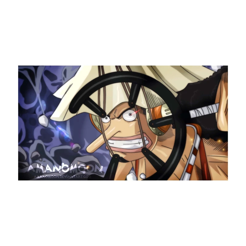 استیکر لپ تاپ و موبایل مدل انیمه طرح وان پیس اوسوپ one piece usopp کد 4682