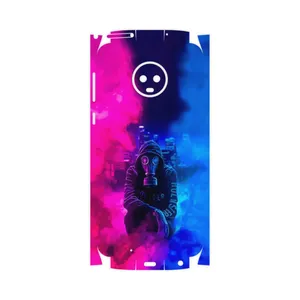 MAHOOT Smoke Rainbow Digital Art 2-FullSkin Cover Sticker for Motorola Moto G6
