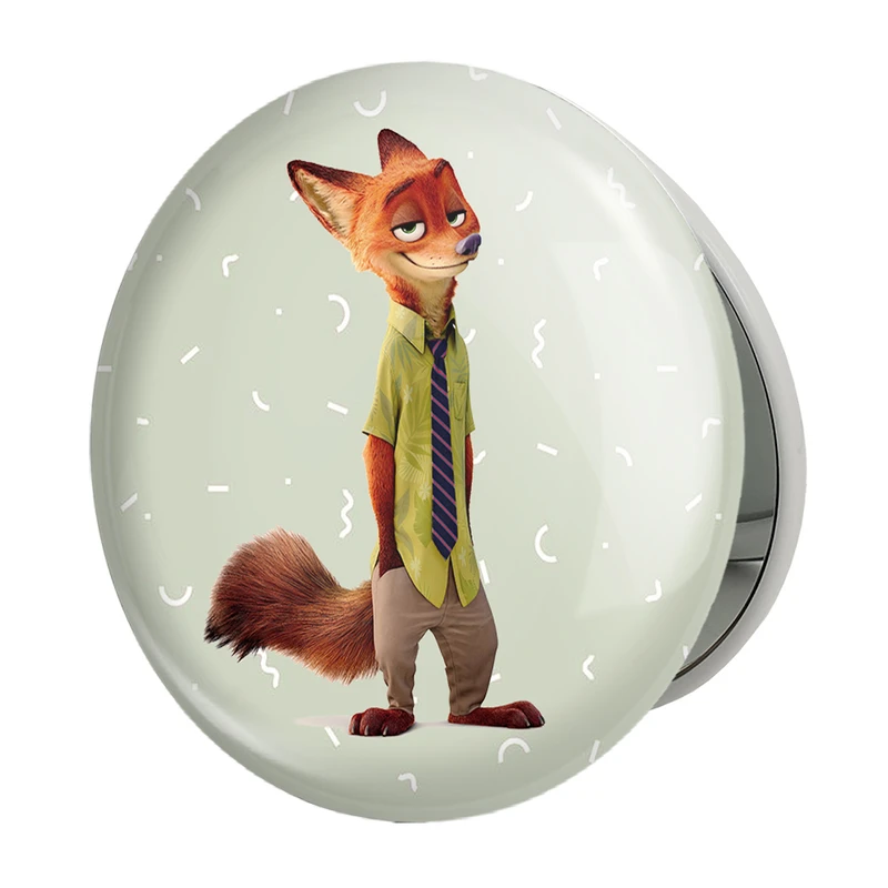 آینه جیبی خندالو طرح انیمیشن زوتوپیا  مدل تاشو کد 1014 