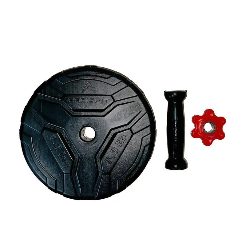 دمبل رادیس فیت مدل  DVP-20-2.5 وزن 20 کیلوگرم بسته دو عددی