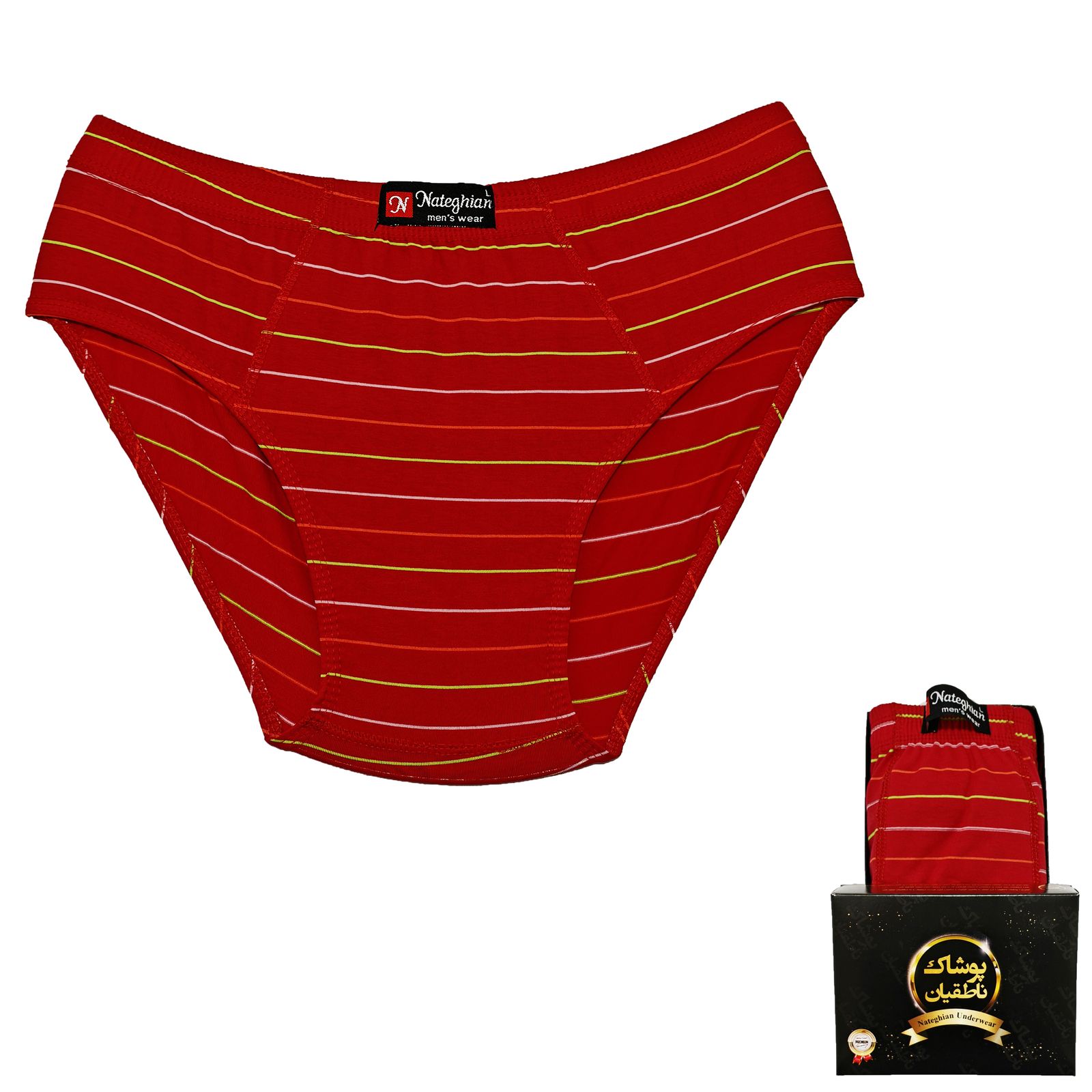 شورت اسلیپ مردانه پوشاک ناطقیان مدل سوپر نخ پنبه کد 16 -  - 2