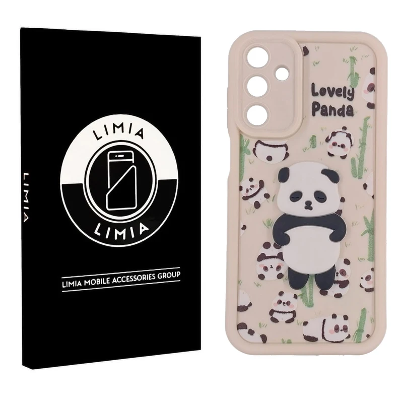 کاور لیمیا مدل سولید لنزدار طرح عروسکی برجسته مناسب برای گوشی موبایل سامسونگ Galaxy A15