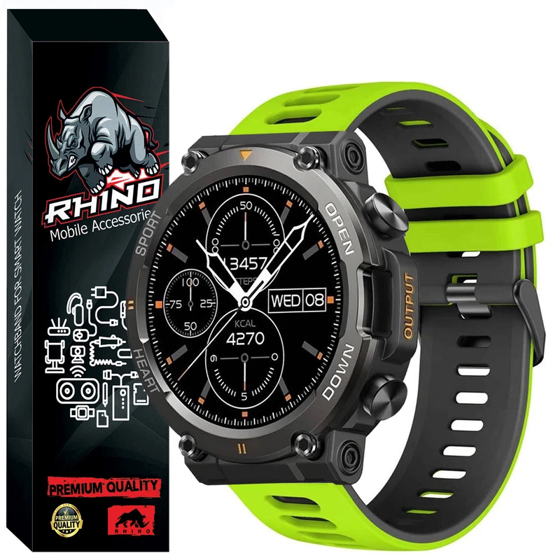 بند راینو مدل Silic-2c مناسب برای ساعت هوشمند اسمارت واچ K59 Pro - 2024