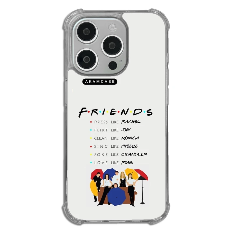 کاور آکام مدل AMCWTA15PRO-FRIENDS7 مناسب برای گوشی موبایل اپل iPhone 15 Pro