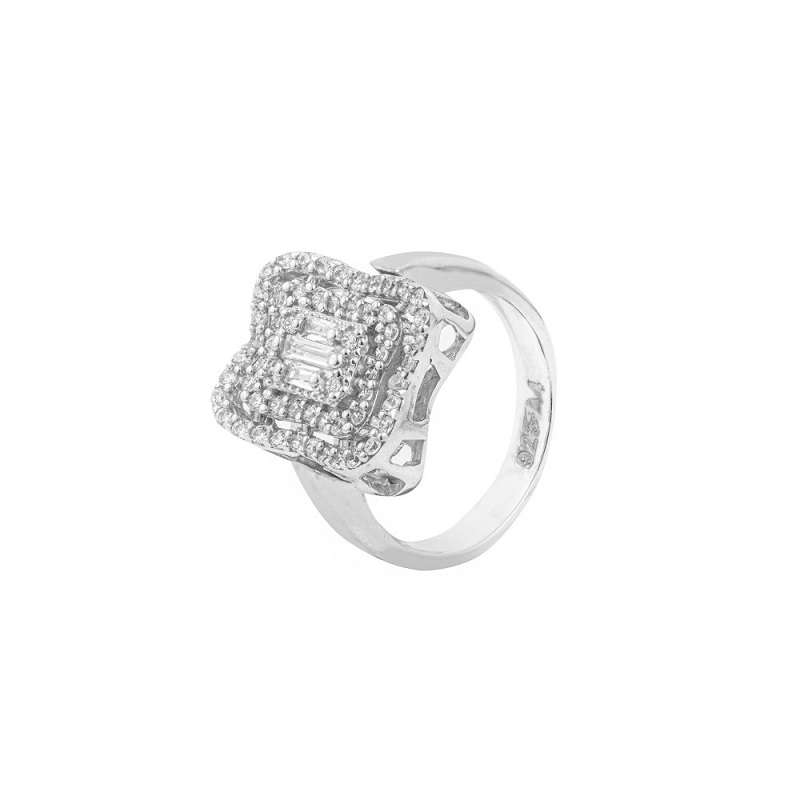 انگشتر نقره زنانه مدل RI E56