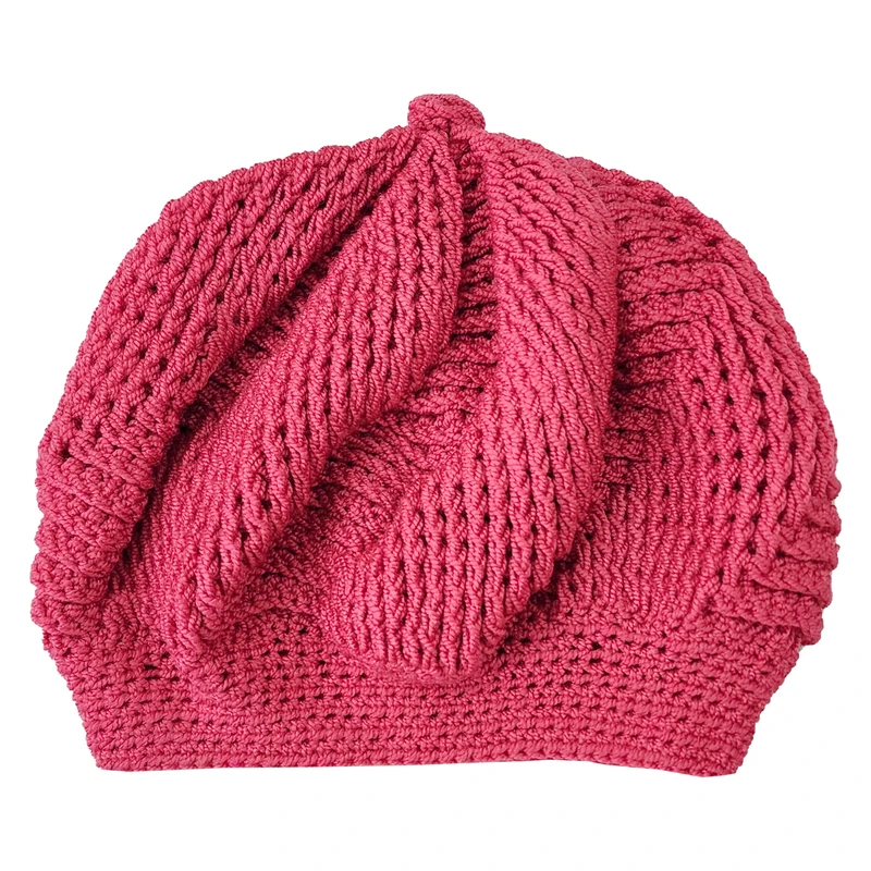 کلاه بافتنی زنانه مدل پروانه کد ZHT50-MRJ